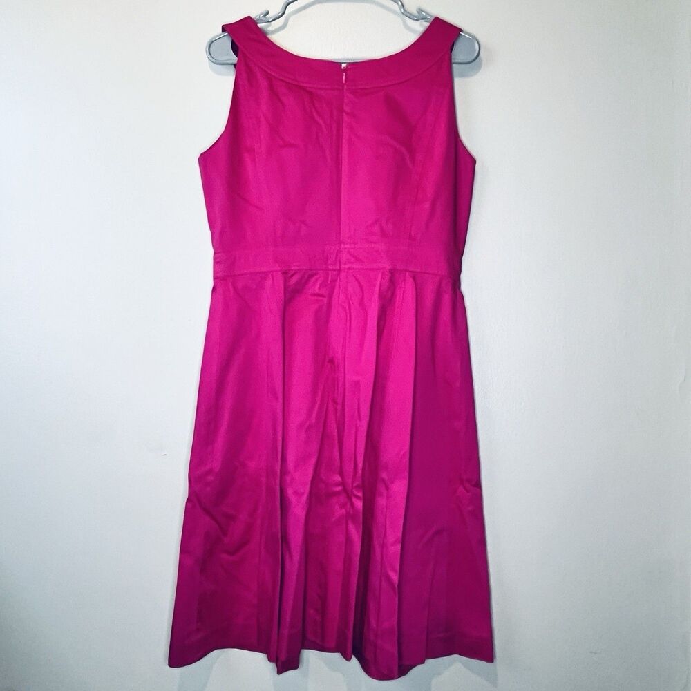 Calvin Klein Pink Sleeveless Sheath Summer Dress Zip Back Size 10